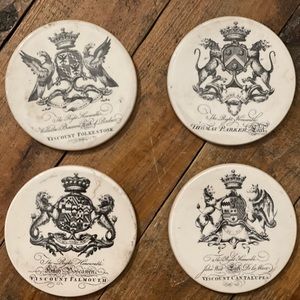 Restoration Hardware Coasters (set of 4)